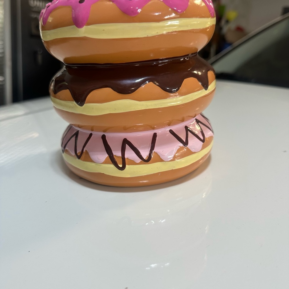 Stacked Donut Ceramic Container